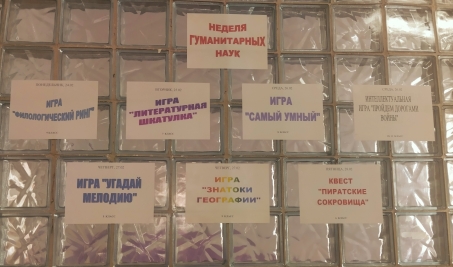 Неделя предметов гуманитарного цикла.